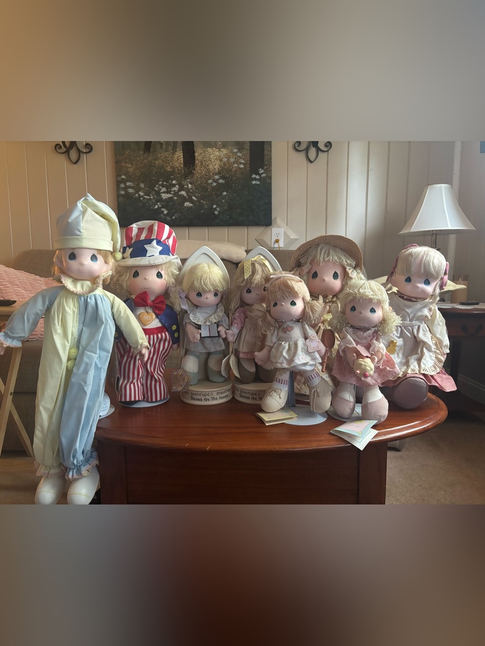 Precious Moments Porcelain Dolls - 1980’s Vintage collection